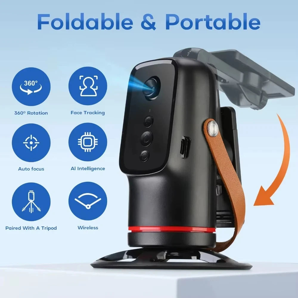 Face Tracking Auto Rotation Tripod