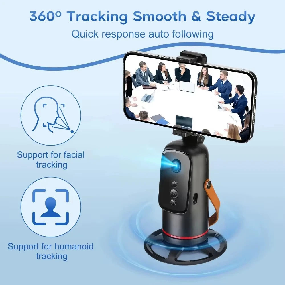 Face Tracking Auto Rotation Tripod