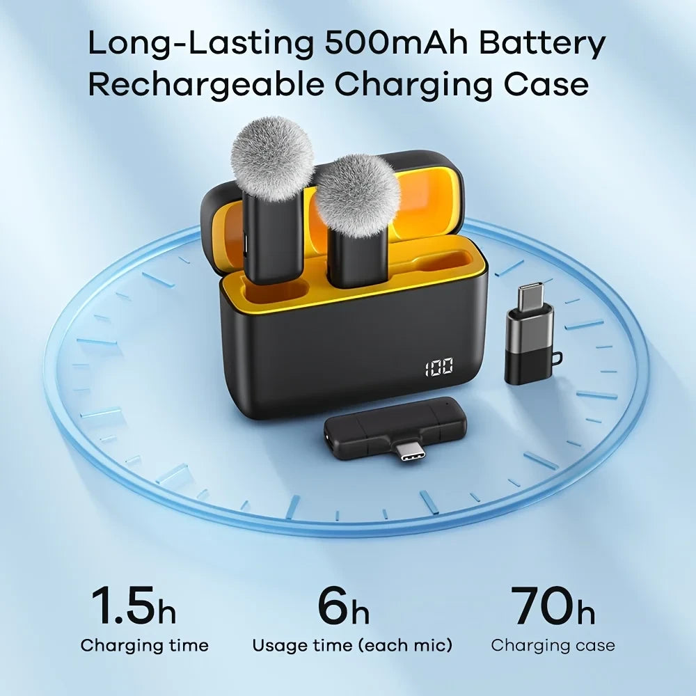 Wireless Windproof Lavalier Microphone