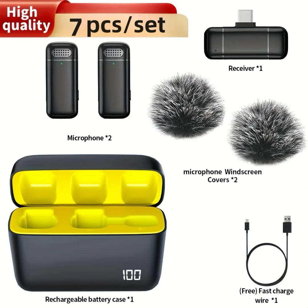 Wireless Windproof Lavalier Microphone