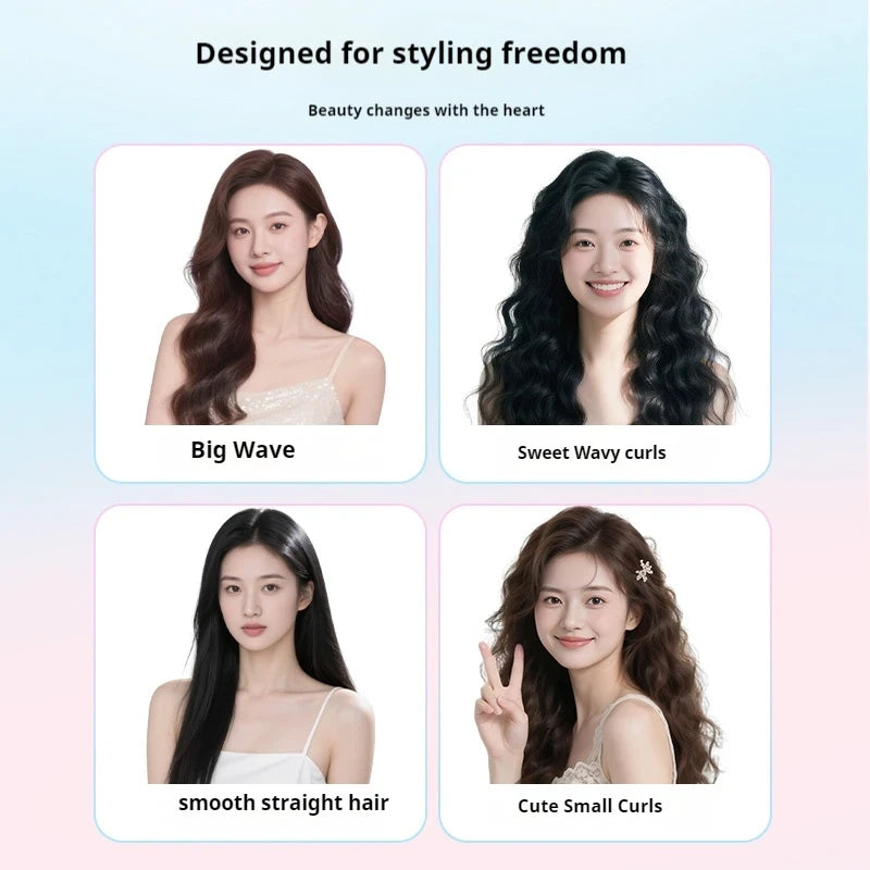 Interchangeable Automatic Hair Styler