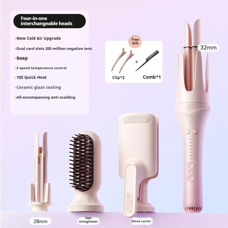 Interchangeable Automatic Hair Styler