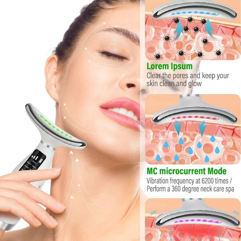 Light Therapy Face Neck Massager