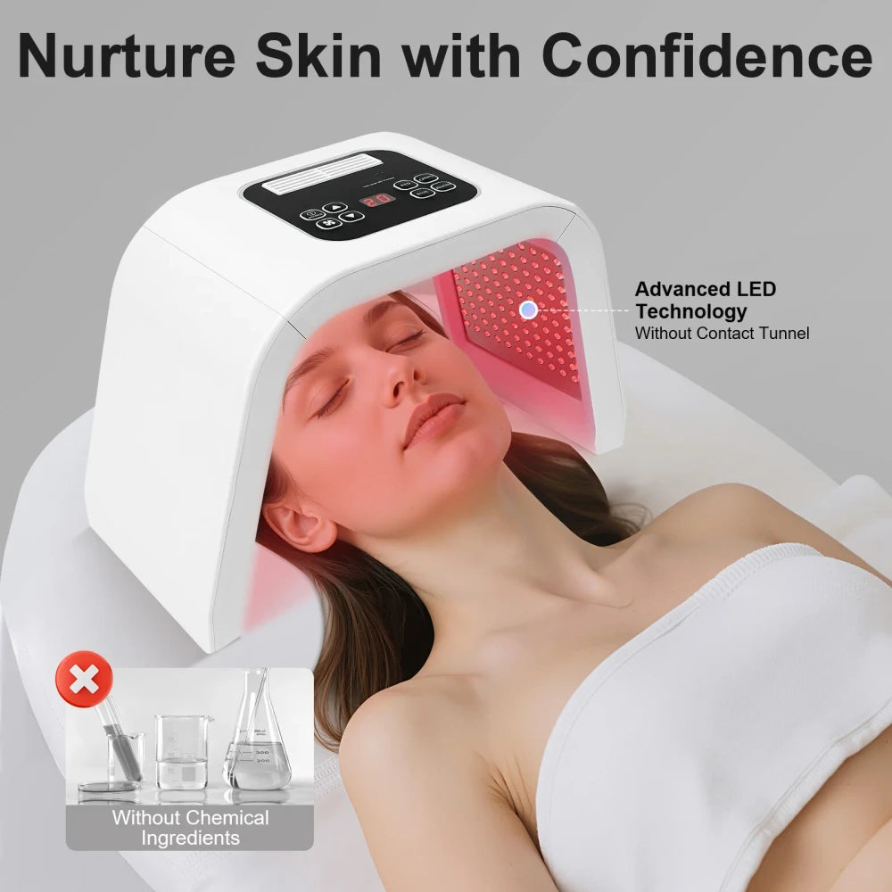 7 Color LED Light Therapy Facial Mask