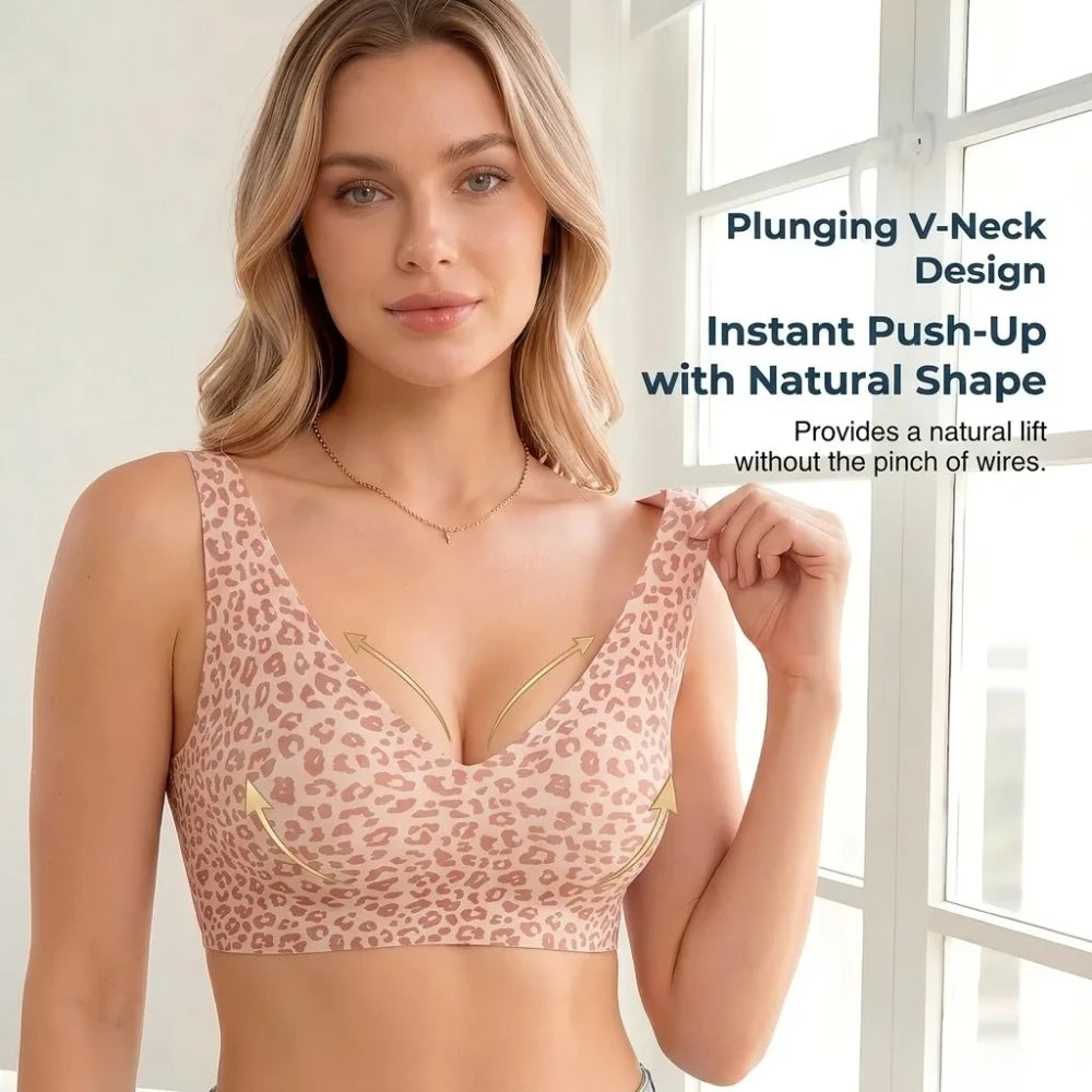 Leopard Print Jelly Bra