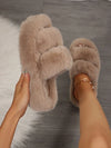 Faux Fur Plush Slipper