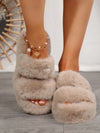 Faux Fur Plush Slipper