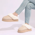 Plush Lined Fuzzy Slippers