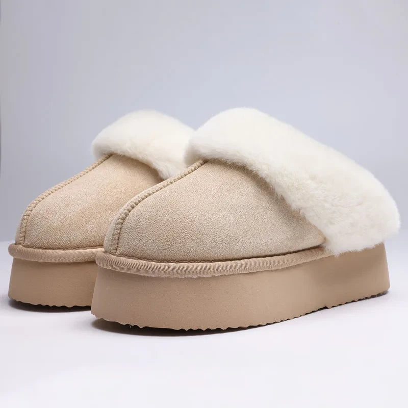 Plush Lined Fuzzy Slippers