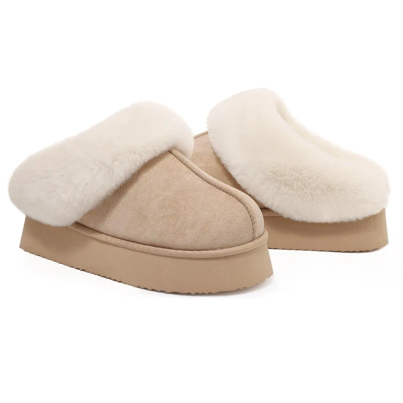 Plush Lined Fuzzy Slippers