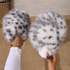 Faux Fur Indoor Fluffy Slippers
