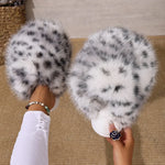 Faux Fur Indoor Fluffy Slippers