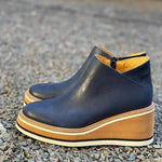 Retro Wedge Ankle Booties