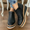 Retro Wedge Ankle Booties