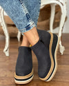 Retro Wedge Ankle Booties