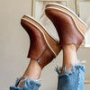 Retro Wedge Ankle Booties
